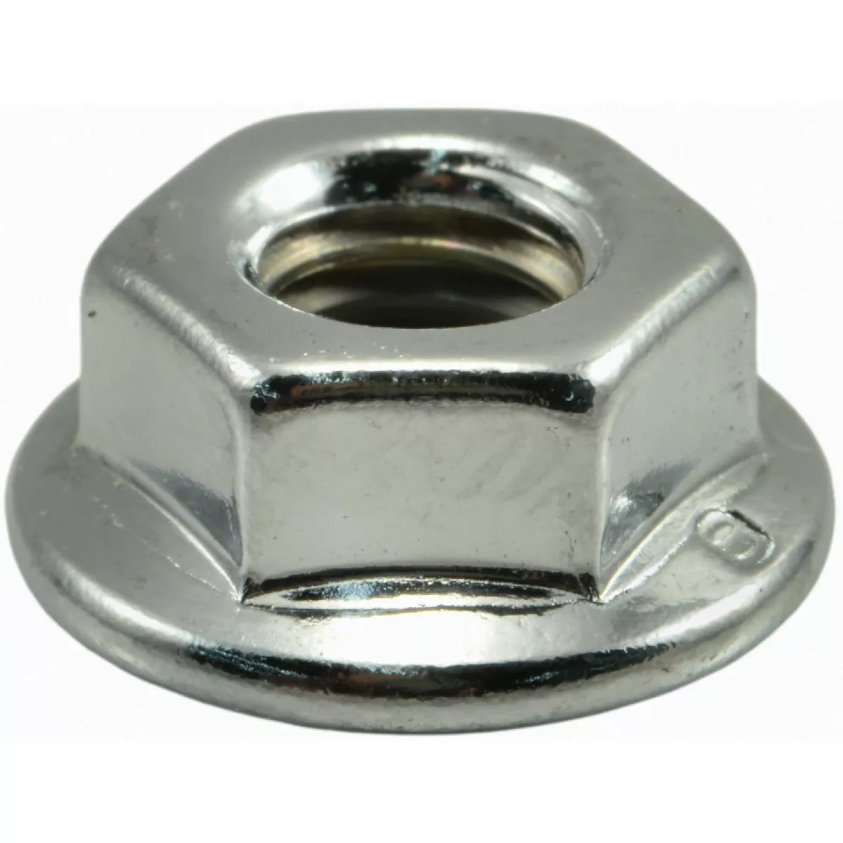 Midwest Fastener 6mm-1.0 Chrome Plated Steel Coarse Thread Flange Nuts - photo 2