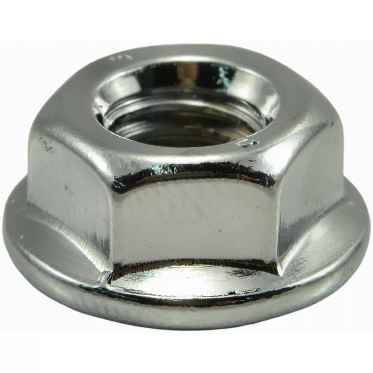 Midwest Fastener 8mm-1.25 Chrome Plated Steel Coarse Thread Flange Nuts (6 Ct.)-
