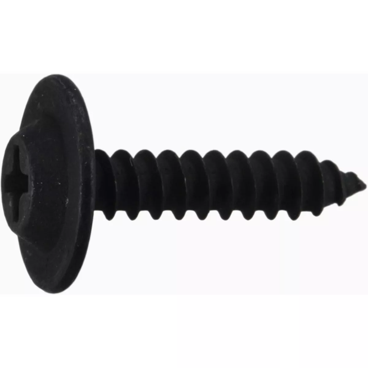 Midwest Fastener #8 x 3/4 In. Black Steel Phillips Flat Washer Head Sheet Metal Screws (20 Ct.)