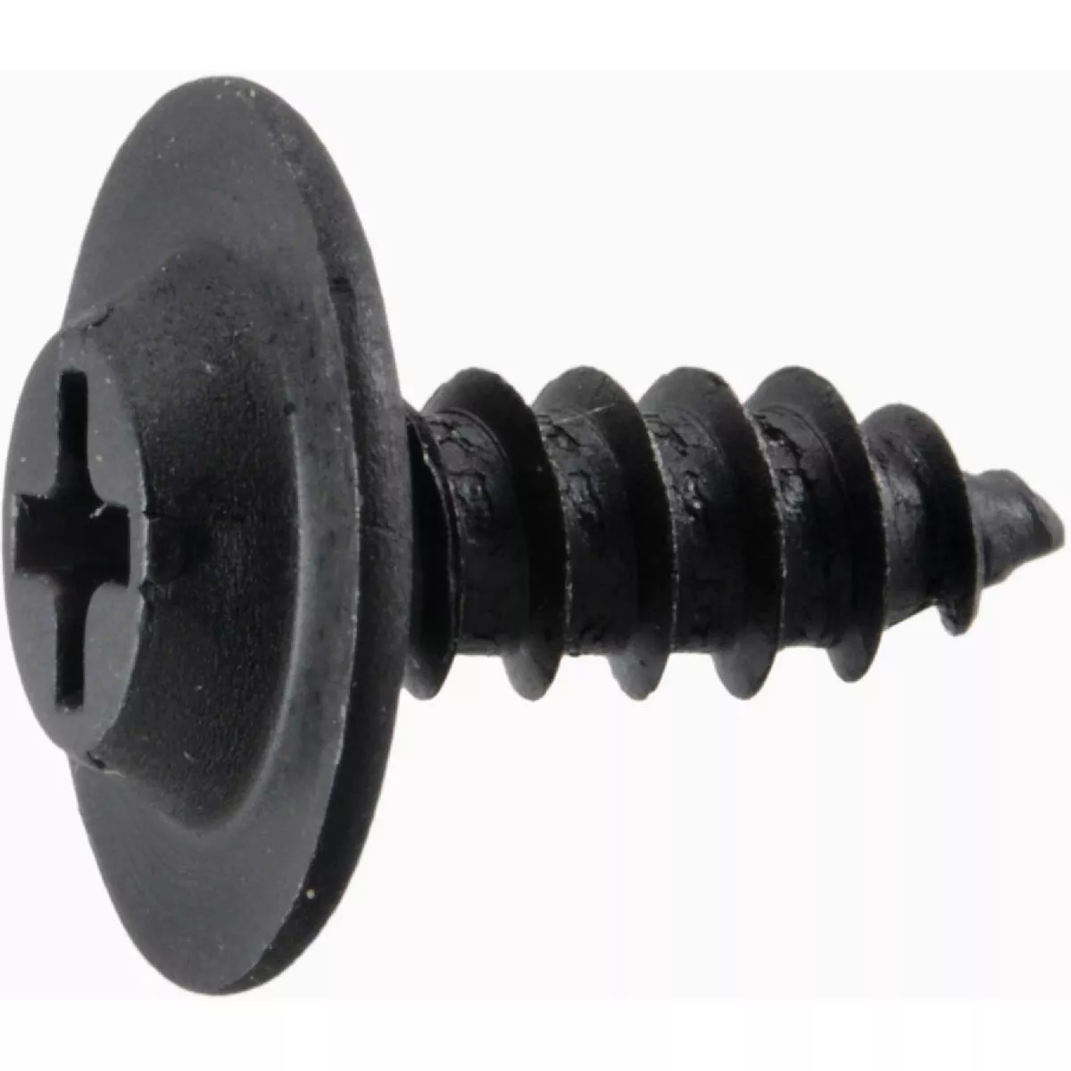 Midwest Fastener #10 x 1/2 In. Black Steel Phillips Flat Washer Head Sheet Metal Screws - photo 2