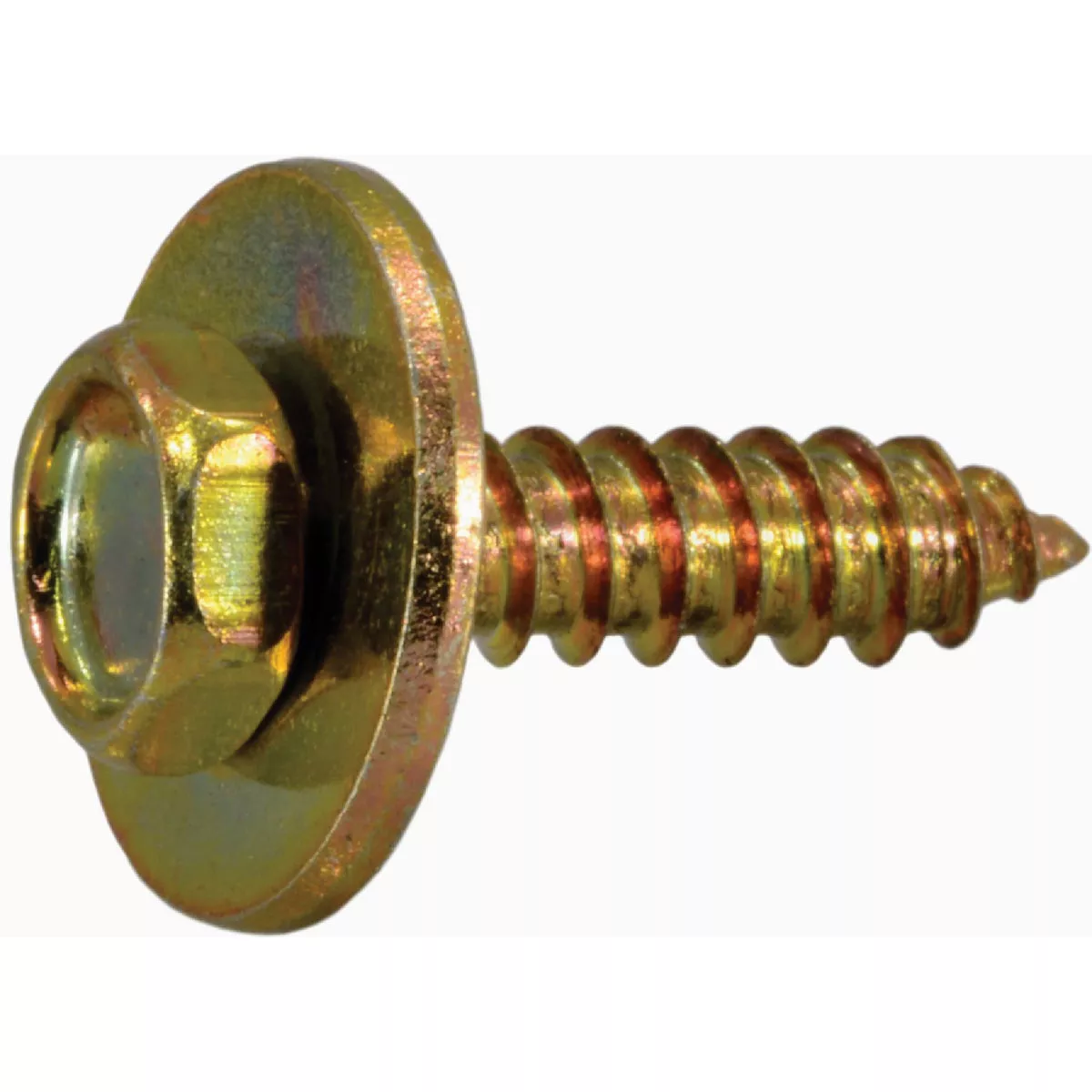 Midwest Fastener #10 x 3/4 In. Zinc Plated Steel Hex Washer Head Sheet Metal Screws (10 Ct.)