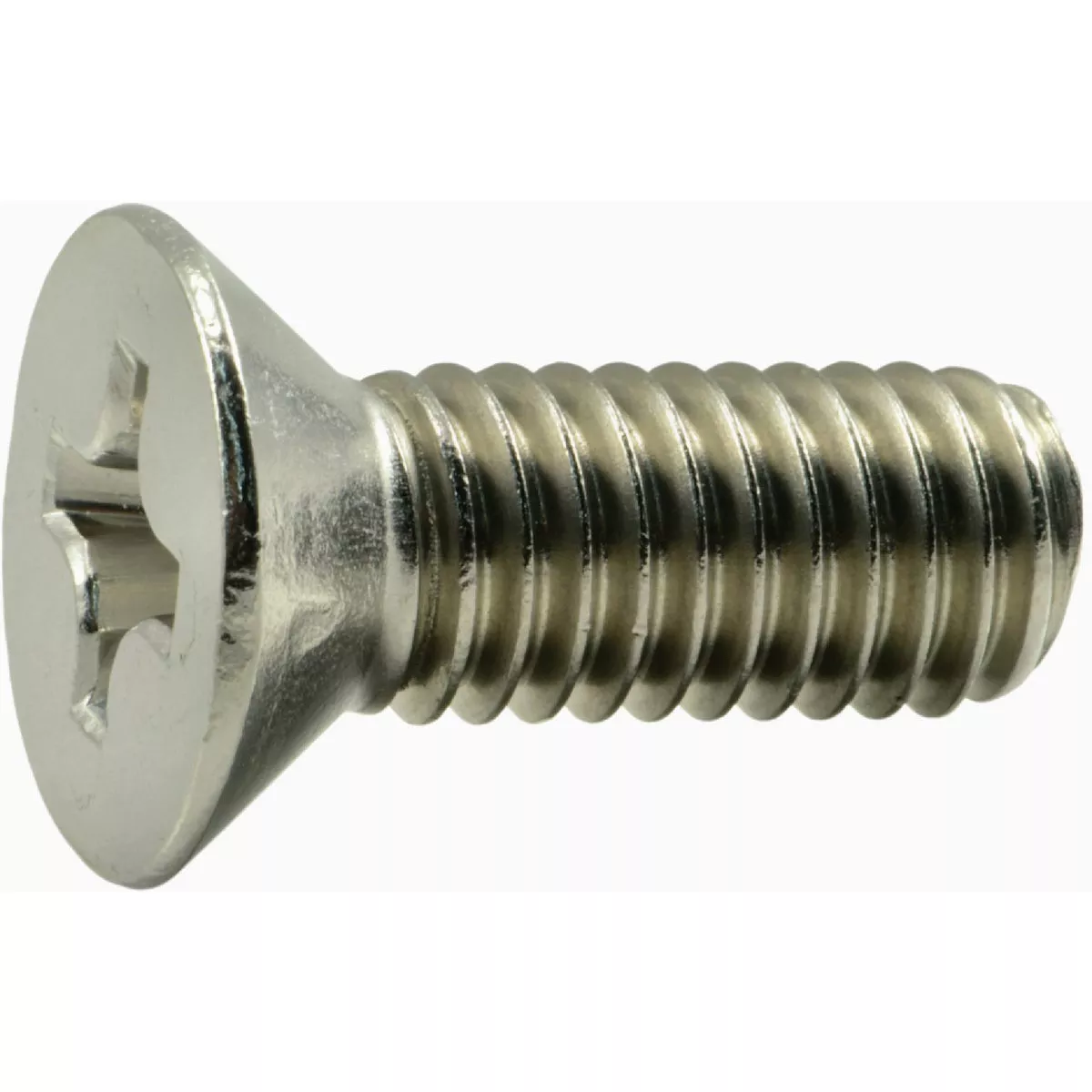 Midwest Fastener 3/8 In.-16 x 1 In. 18-8 Stainless Steel Coarse Thread Phillips Flat Head Machine Screws (10 Ct.)