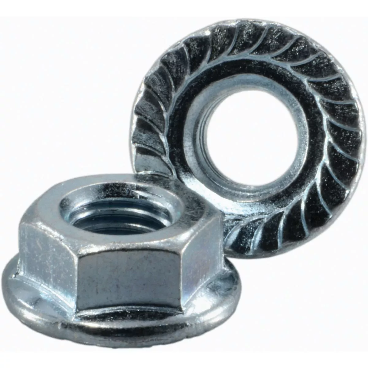 Midwest Fastener 5/16 In.-24 Zinc Plated Steel Fine Thread Serrated Lock Nuts