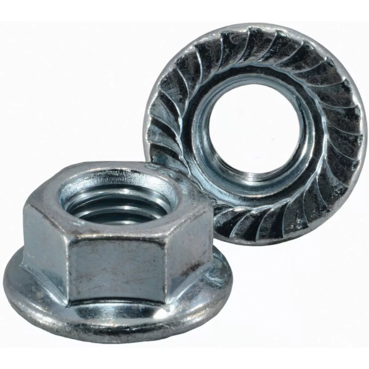 Midwest Fastener 12mm-1.75 Zinc Plated Class 8 Steel Coarse Thread Serrated Flange Nuts