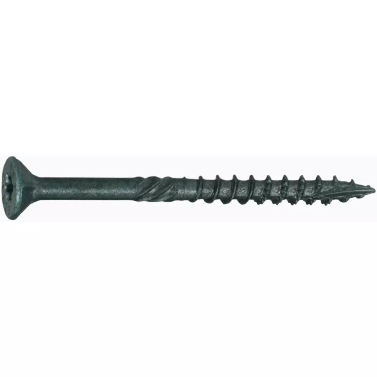 Midwest Fastener #9 x 2-1/4 In. Green XL1500 Coated Steel Star Drive Bugle Head Saberdrive Deck Screws