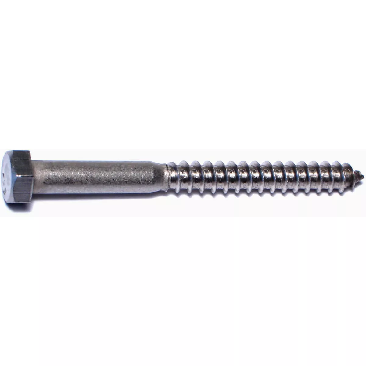Midwest Fastener 3/8 In. x 4 In. 18-8 Stainless Steel Hex Head Lag Screws (25 Ct.)