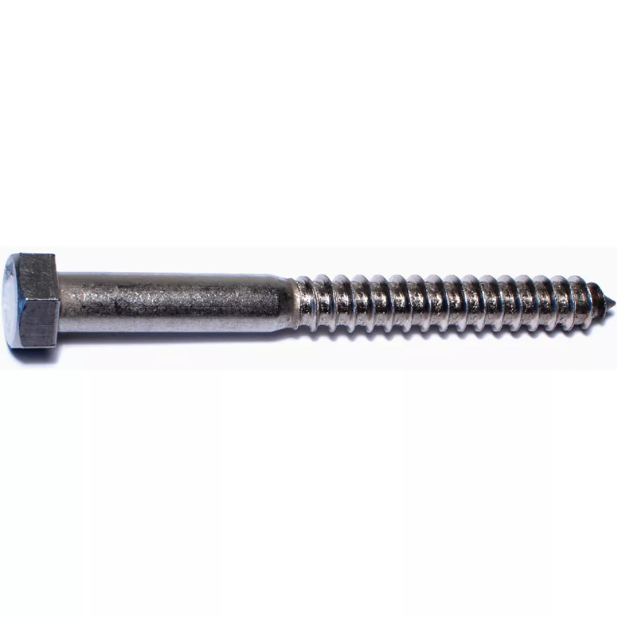 Midwest Fastener 1/2 In. x 5 In. 18-8 Stainless Steel Hex Head Lag Screws