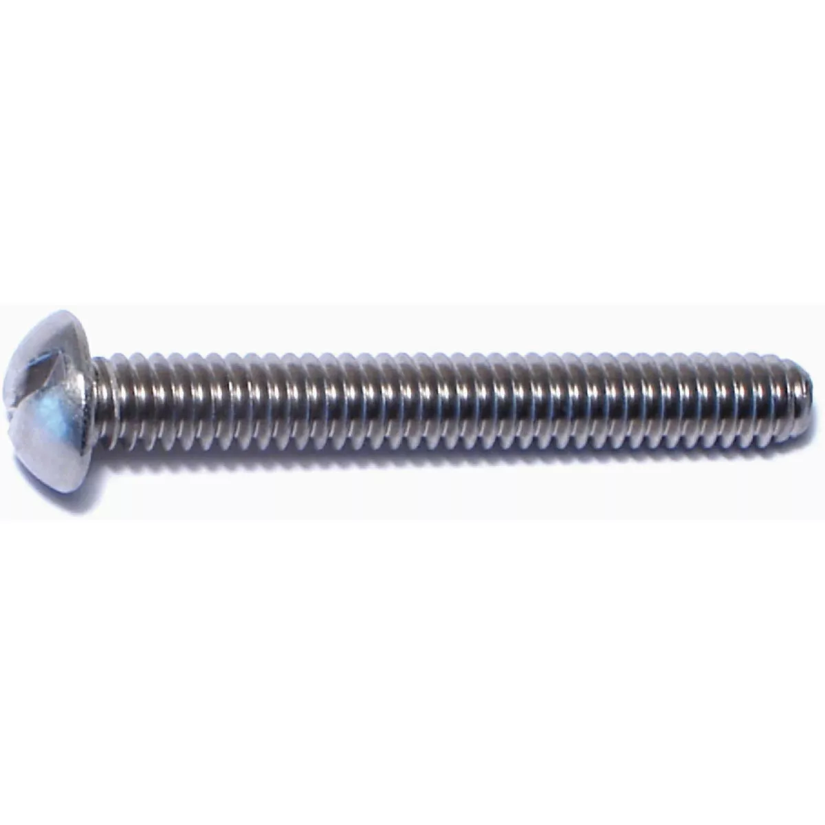 Midwest Fastener 1/4 In.-20 x 2 In. 18-8 Stainless Steel Coarse Thread Slotted Round Head Machine Screws (50 Ct.)-