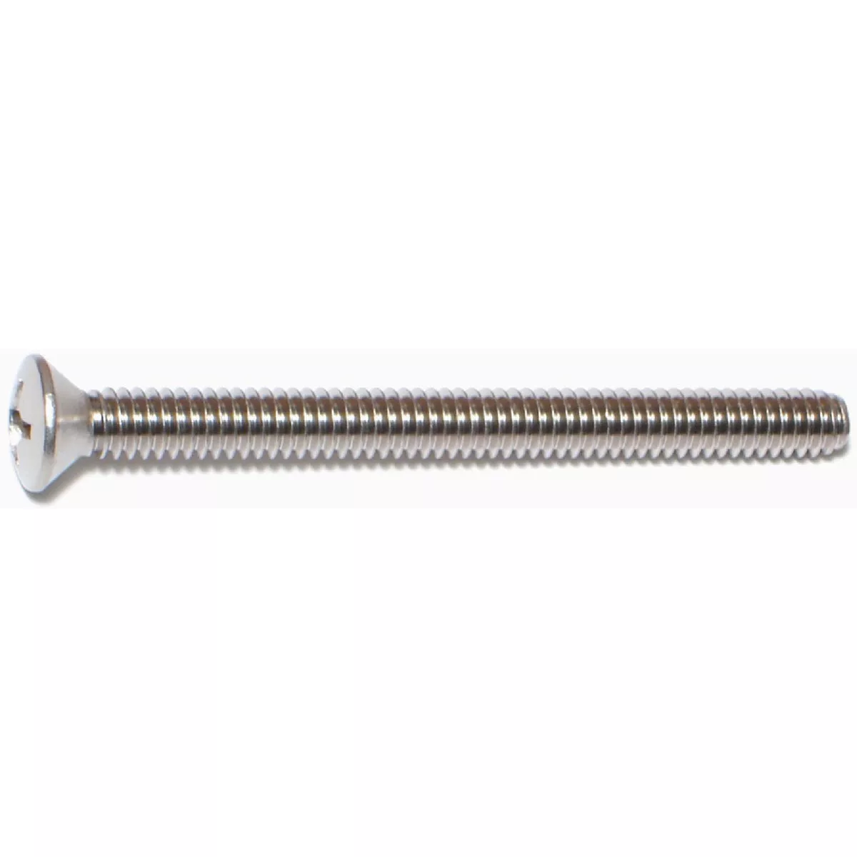 Midwest Fastener 1/4 In.-20 x 3 In. 18-8 Stainless Steel Coarse Thread Phillips Oval Head Machine Screws (50 Ct.)