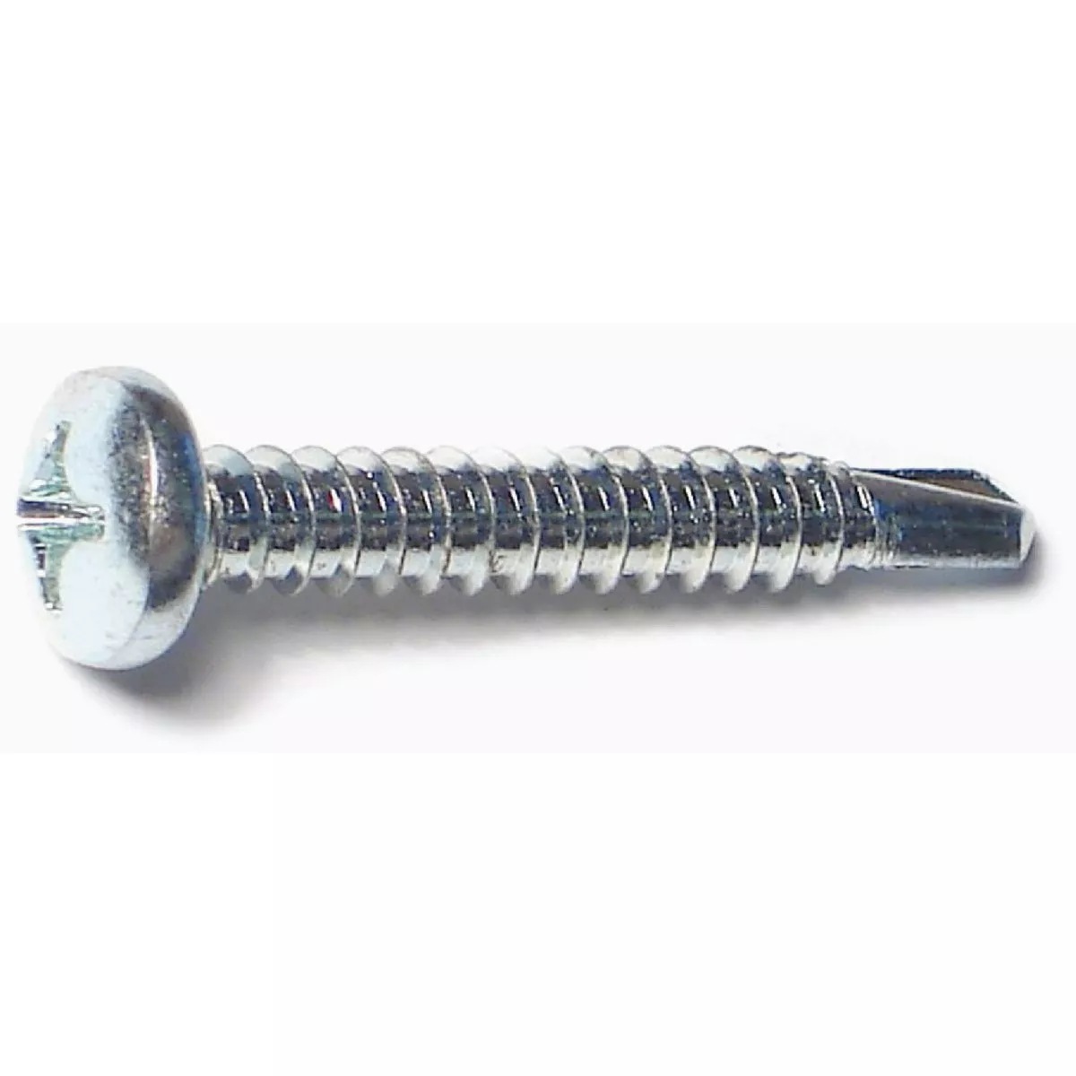 Midwest Fastener #12-14 x 1-1/2 In. Zinc Plated Steel Phillips Pan Head Self-Drilling Screws (100 Ct.)-