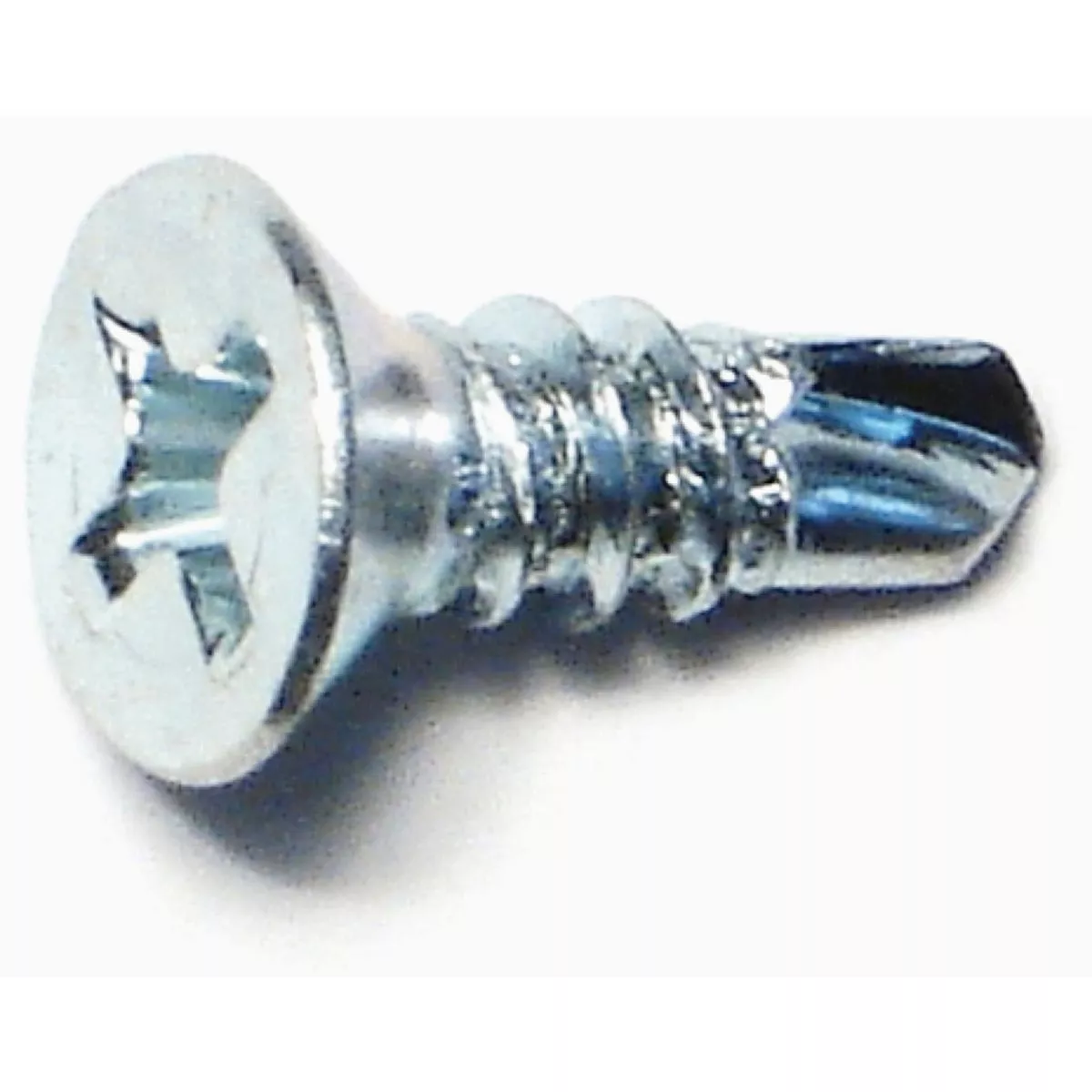 Midwest Fastener #8-18 x 1/2 In. Zinc Plated Steel Phillips Flat Head Self-Drilling Screws (100 Ct.)-