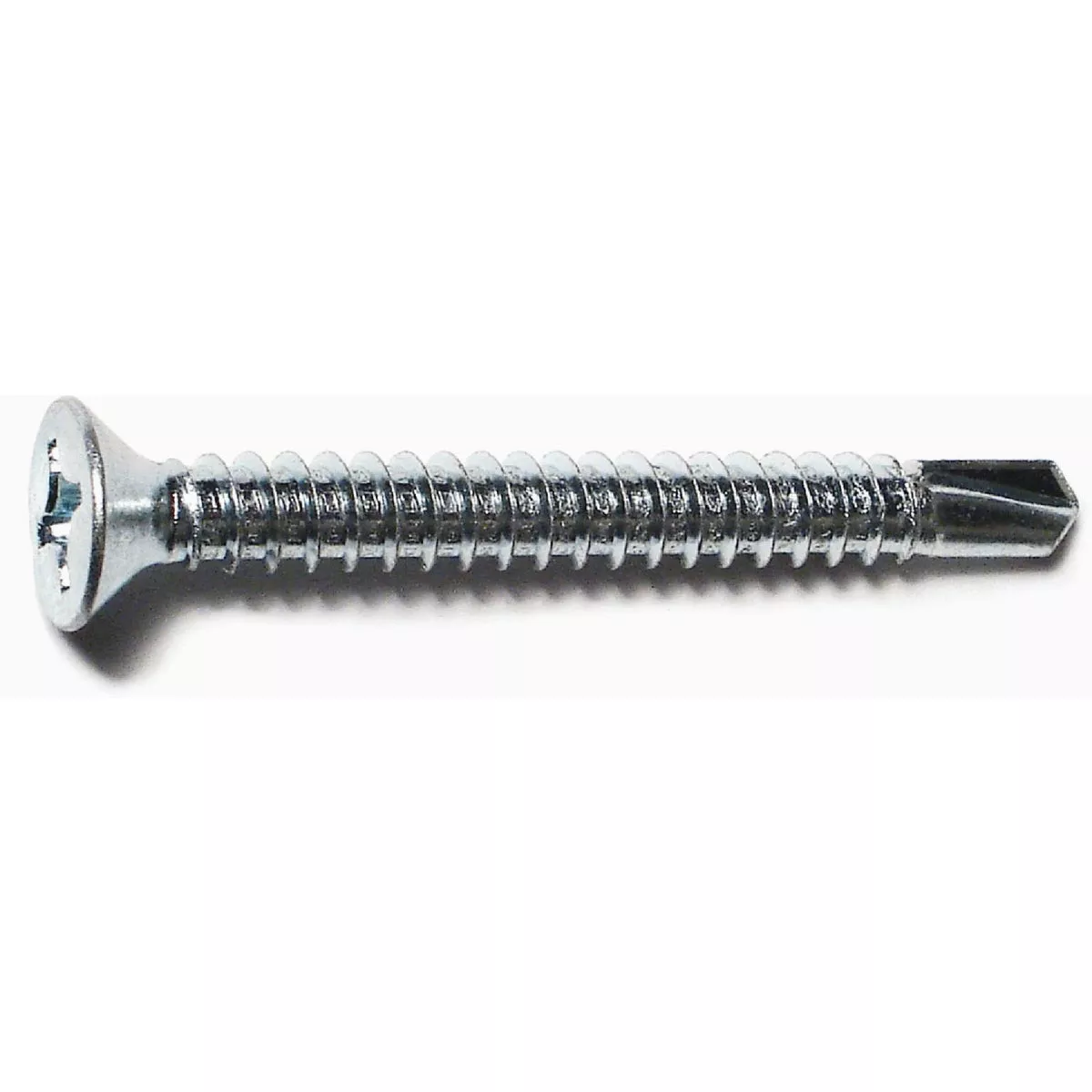 Midwest Fastener #12-14 x 2 In. Zinc Plated Steel Phillips Flat Head ...