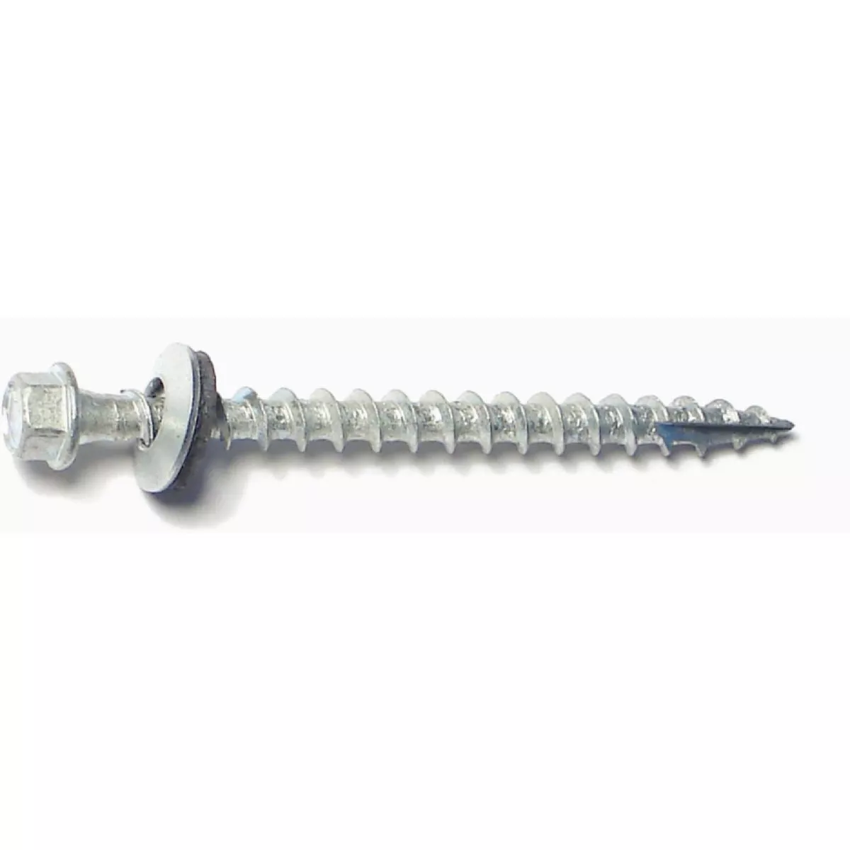 Midwest Fastener #10 x 2-1/2 In. Galvanized Steel Hex Washer Head Pole Barn Self-Drilling Screws (290 Ct.)