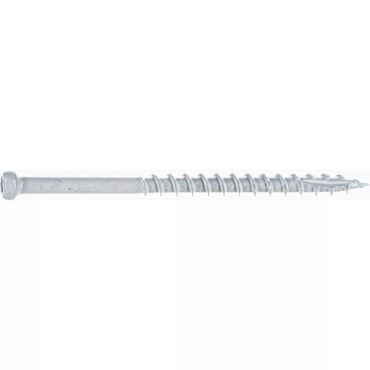 Midwest Fastener #8 x 2-1/2 In. White XL1500 Coated Steel Star Drive Trim Head Saberdrive Deck Screws