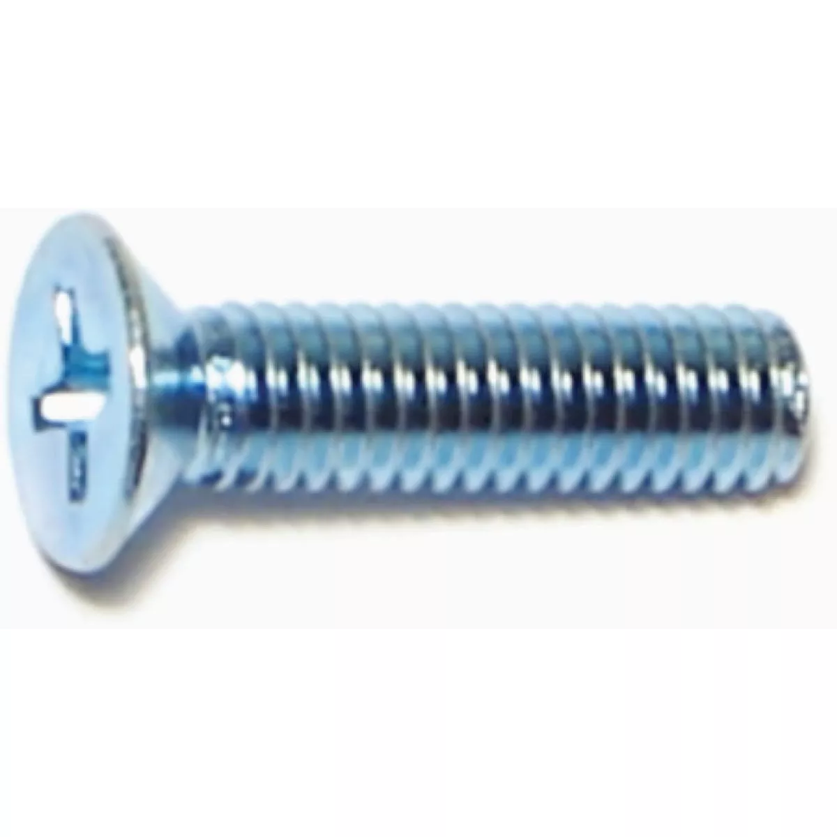 Midwest Fastener 4mm-0.7 x 16mm Zinc Plated Class 4.8 Steel Coarse Thread Phillips Flat Head Machine Screws