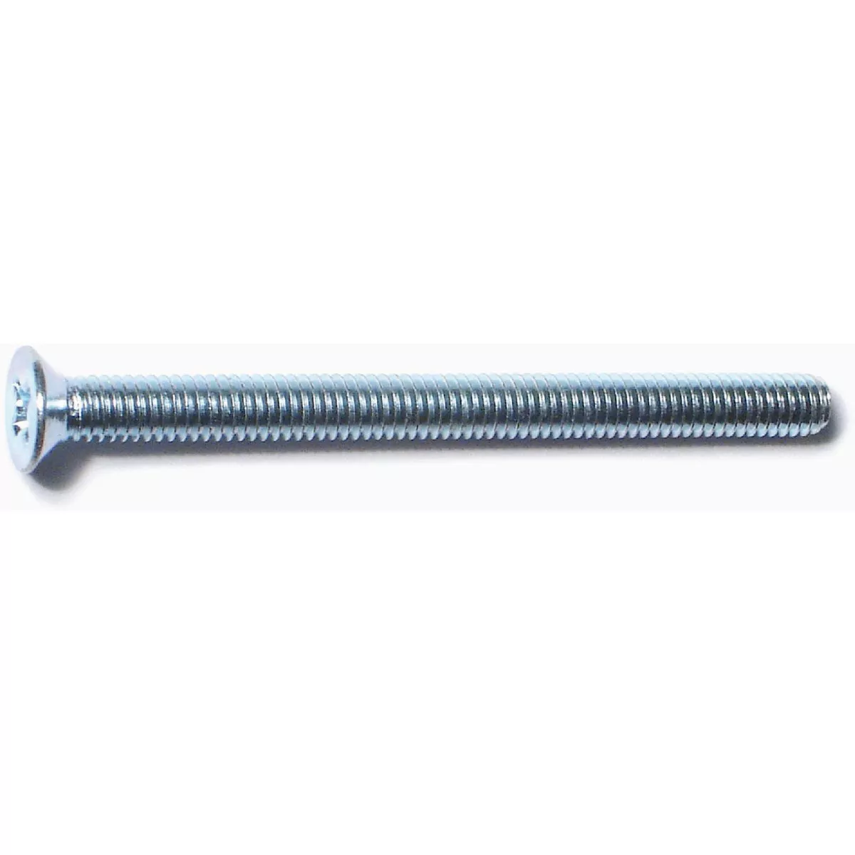 Midwest Fastener 4mm-0.7 x 50mm Zinc Plated Class 4.8 Steel Coarse Thread Phillips Flat Head Machine Screws (50 Ct.)