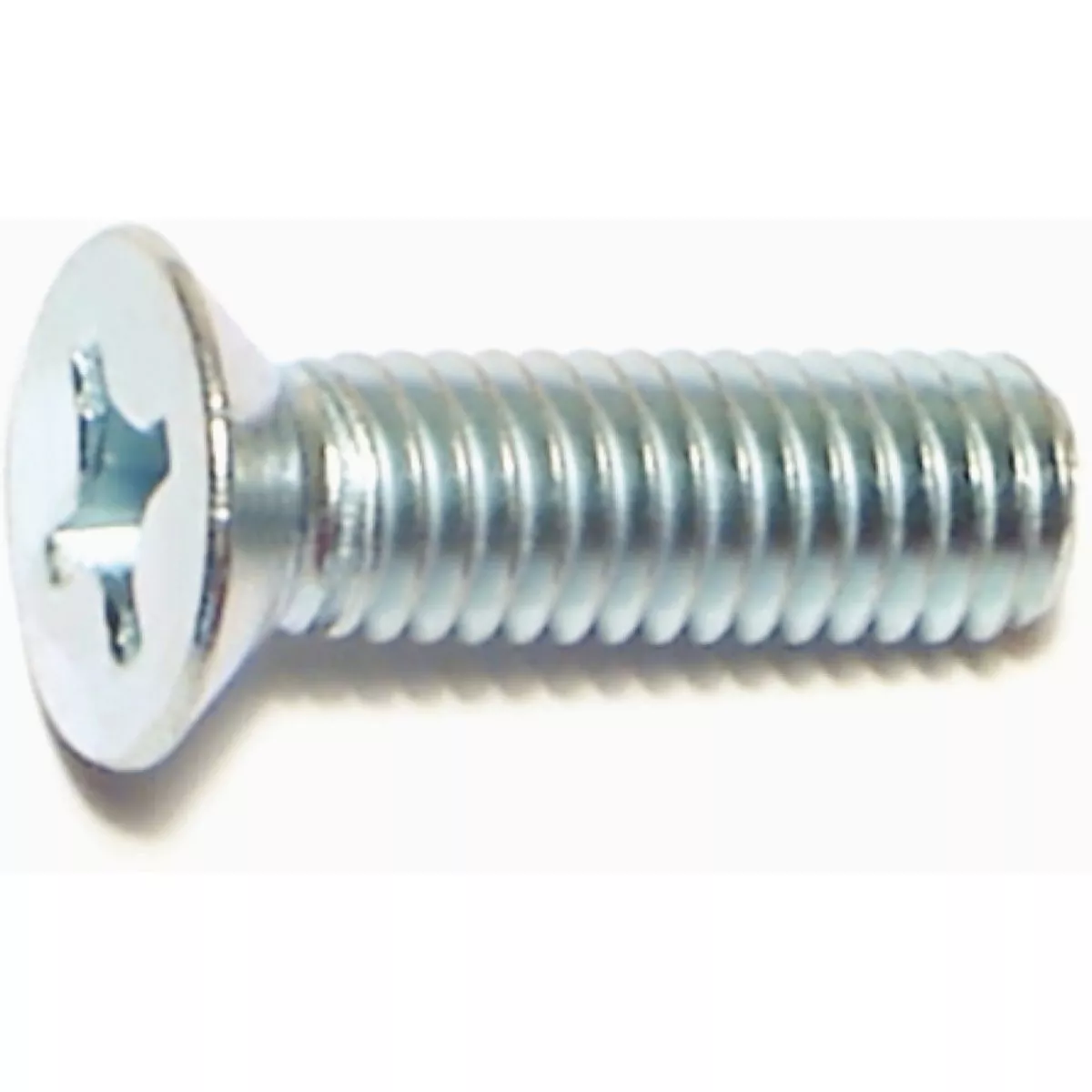 Midwest Fastener 6mm-1.0 x 20mm Zinc Plated Class 4.8 Steel Coarse Thread Phillips Flat Head Machine Screws (50 Ct.)-