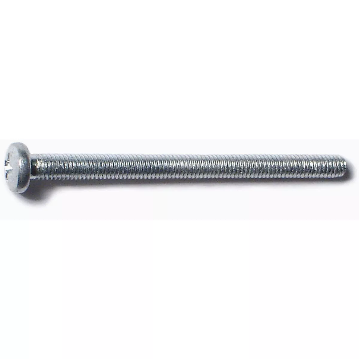 Midwest Fastener 3mm-0.5 x 40mm Zinc Plated Class 4.8 Steel Coarse Thread Phillips Pan Head Machine Screws (50 Ct.)