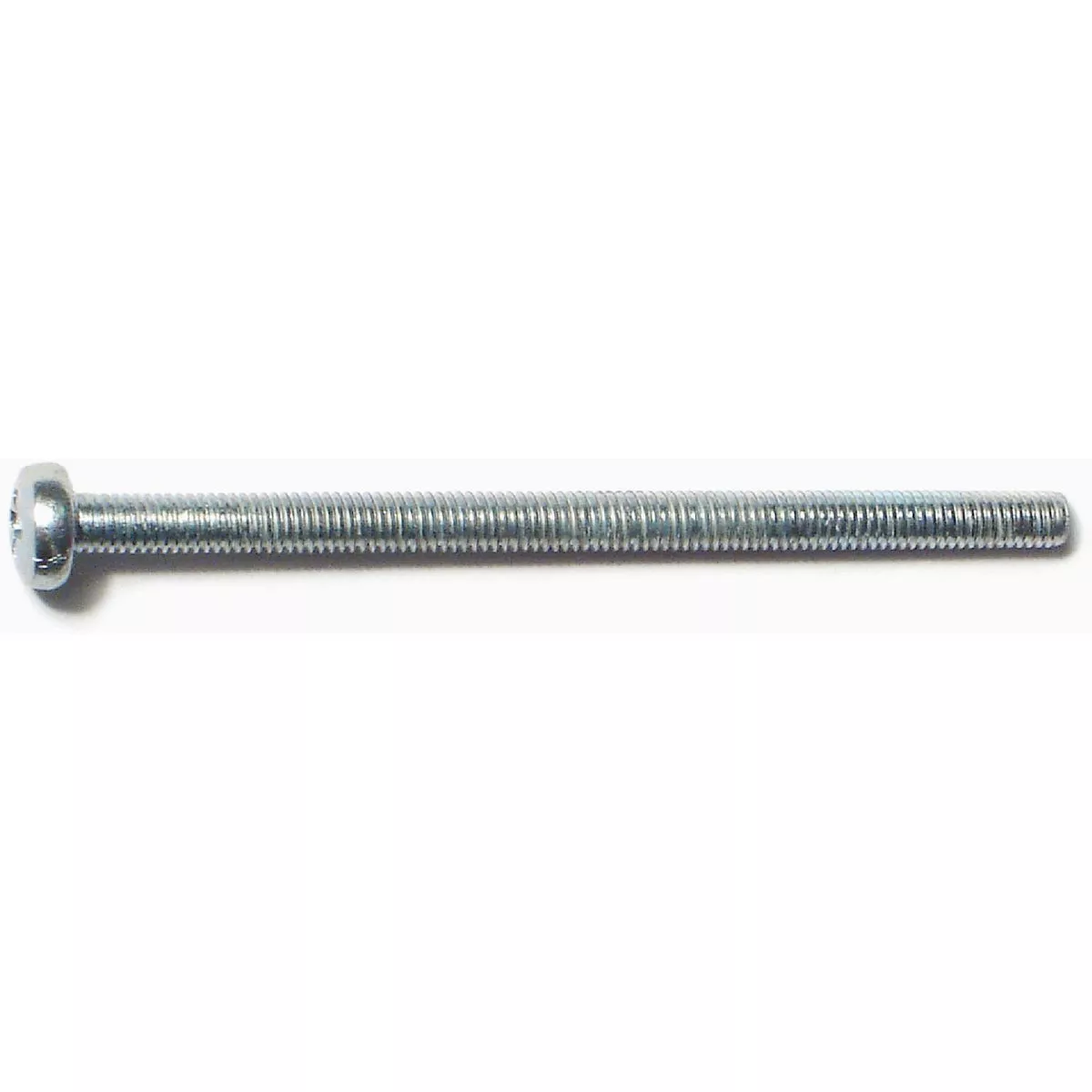 Midwest Fastener 3mm-0.5 x 50mm Zinc Plated Class 4.8 Steel Coarse Thread Phillips Pan Head Machine Screws (50 Ct.)-