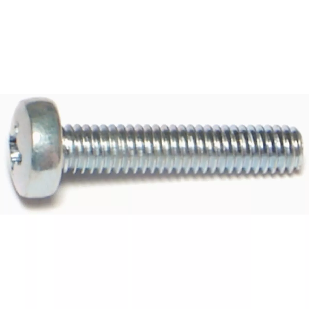 Midwest Fastener 4mm-0.7 x 20mm Zinc Plated Class 4.8 Steel Coarse Thread Phillips Pan Head Machine Screws (50 Ct.)-