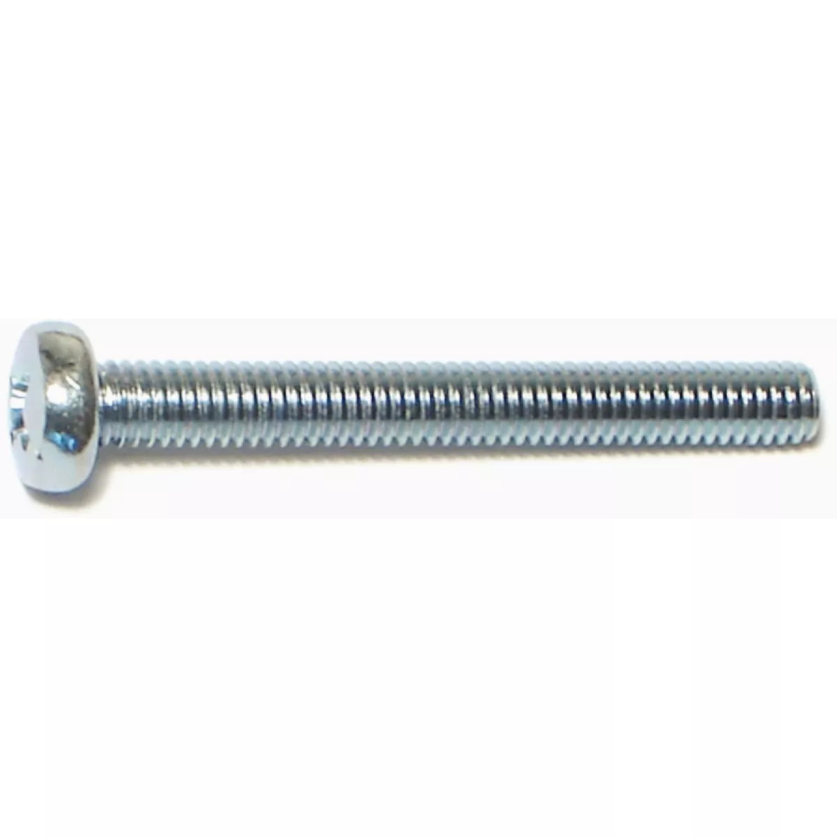 Midwest Fastener 4mm-0.7 x 35mm Zinc Plated Class 4.8 Steel Coarse Thread Phillips Pan Head Machine Screws (50 Ct.)