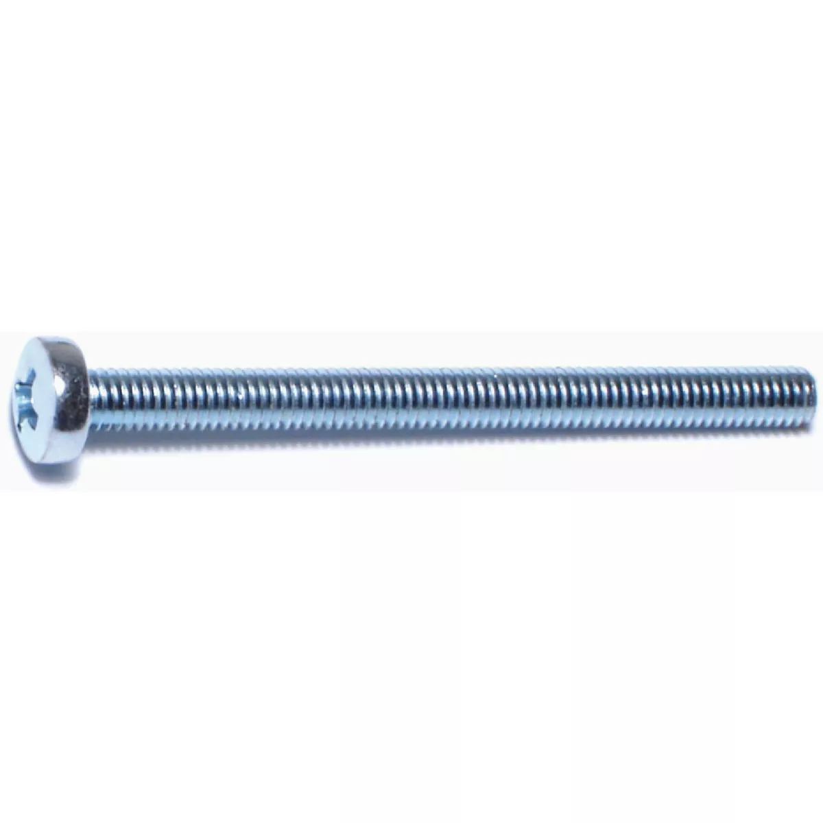 Midwest Fastener 4mm-0.7 x 50mm Zinc Plated Class 4.8 Steel Coarse Thread Phillips Pan Head Machine Screws (50 Ct.)