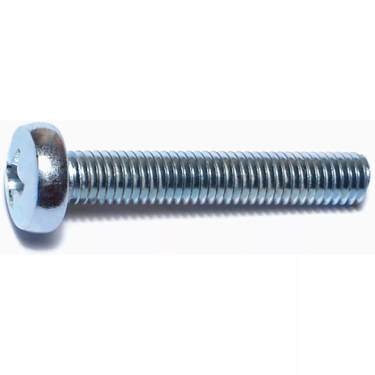 Midwest Fastener 5mm-0.8 x 30mm Zinc Plated Class 4.8 Steel Coarse Thread Phillips Pan Head Machine Screws (50 Ct.)