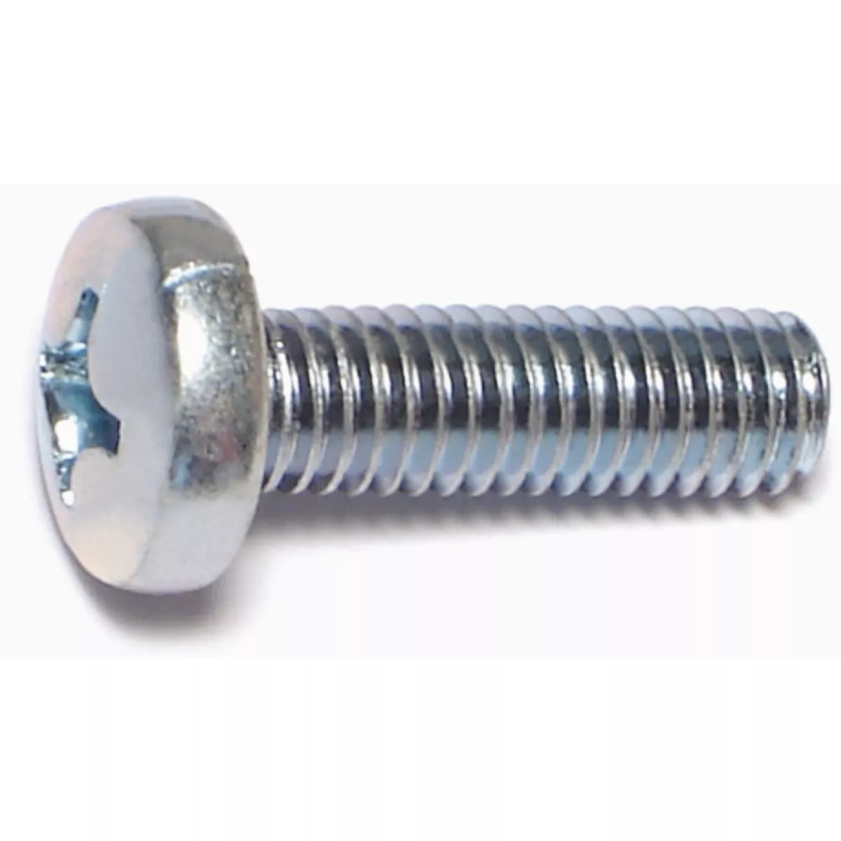 Midwest Fastener 6mm-1.0 x 20mm Zinc Plated Class 4.8 Steel Coarse Thread Phillips Pan Head Machine Screws (50 Ct.)