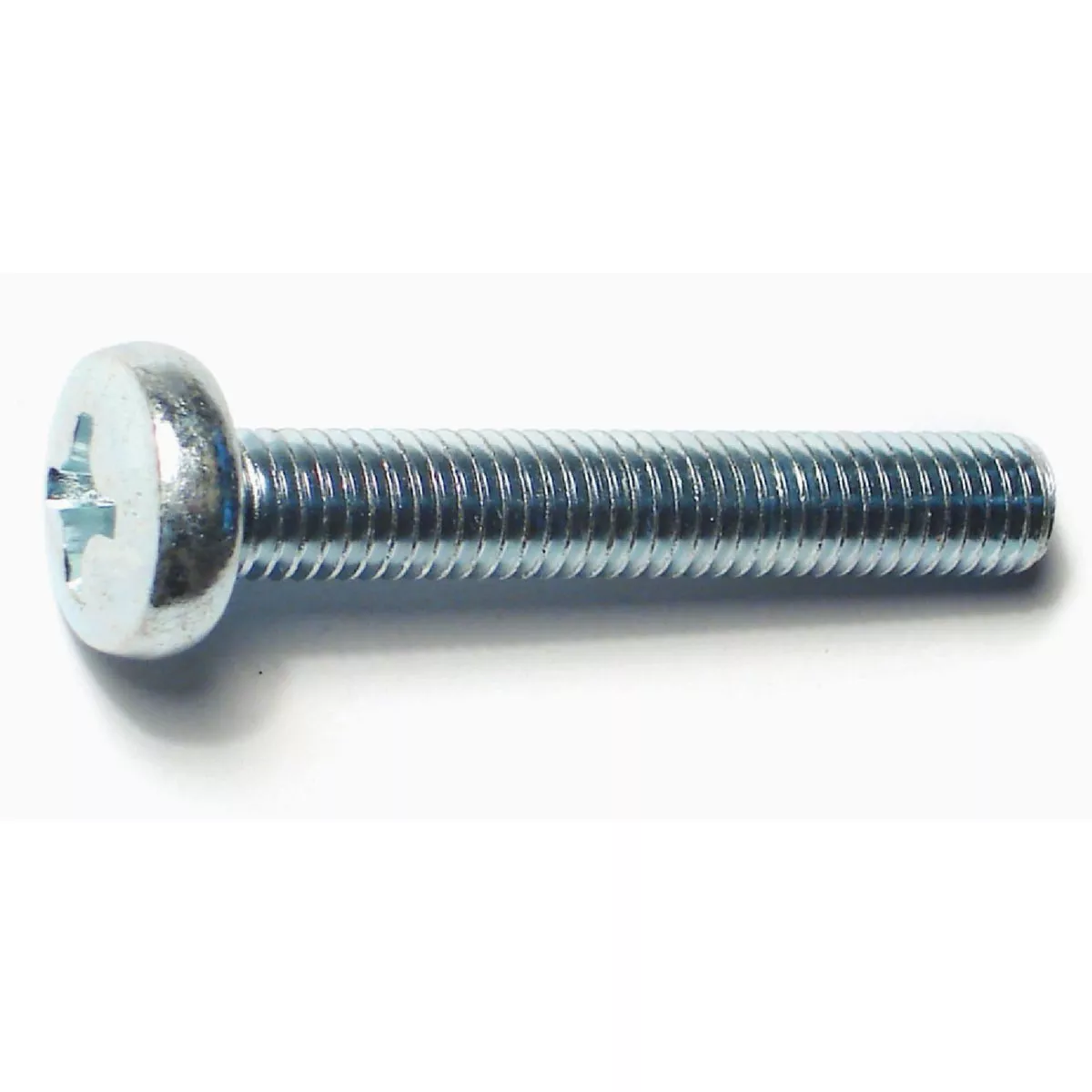 Midwest Fastener 8mm-1.25 x 50mm Zinc Plated Class 4.8 Steel Coarse Thread Phillips Pan Head Machine Screws (50 Ct.)-