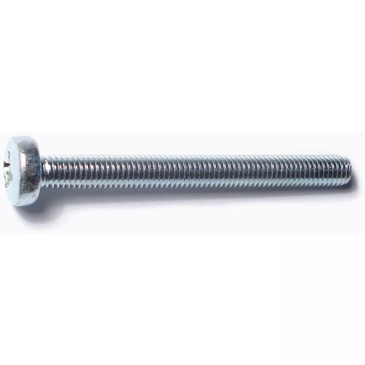 Midwest Fastener 8mm-1.25 x 80mm Zinc Plated Class 4.8 Steel Coarse Thread Phillips Pan Head Machine Screws