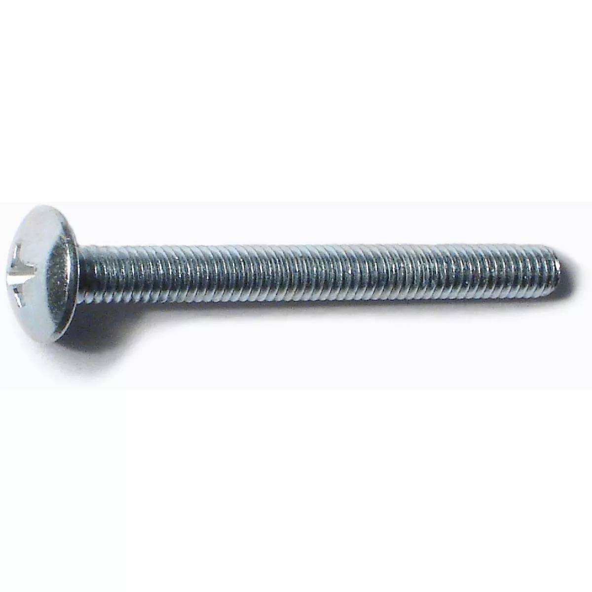 Midwest Fastener 4mm-0.7 x 40mm Zinc Plated Class 4.8 Steel Coarse Thread Phillips Truss Head Machine Screws