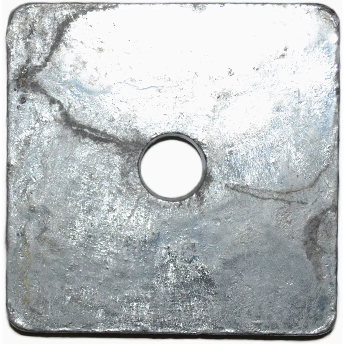 Midwest Fastener 3 In. x 3 In. x 1/4 x 1/2 In. Hot Dip Galvanized Grade 2 Steel Square Washers - photo 2