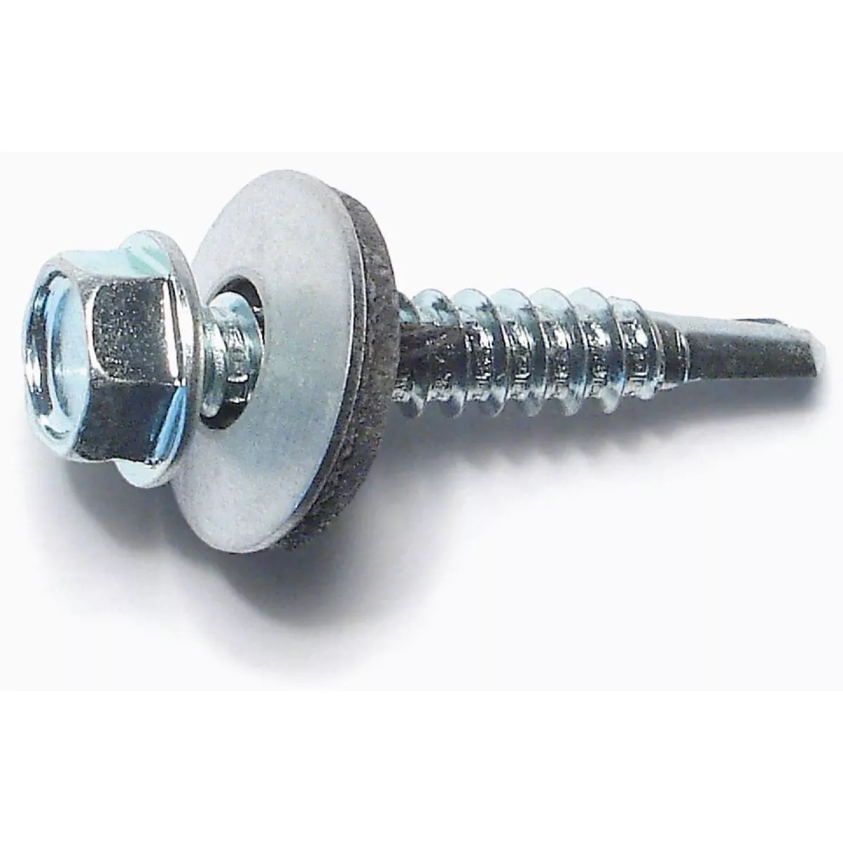 Midwest Fastener #12-14 x 1-1/4 In. Zinc Plated Steel Hex Bonded Washer ...
