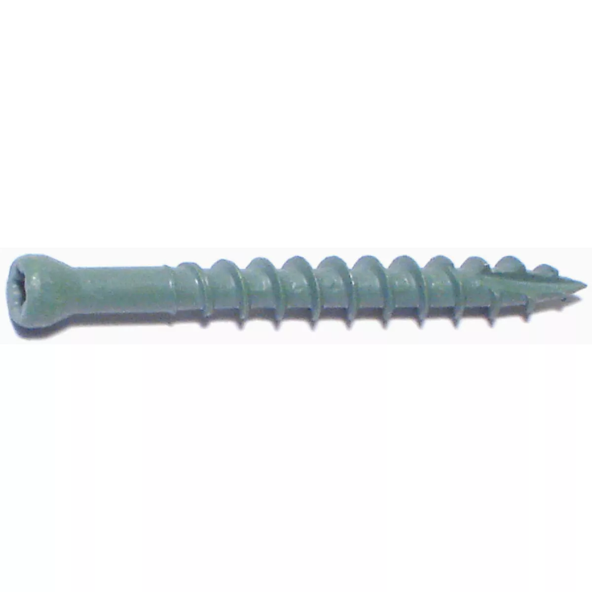 Midwest Fastener #8 x 1-5/8 In. Green XL1500 Coated Steel Star Drive Trim Head Saberdrive Deck Screws