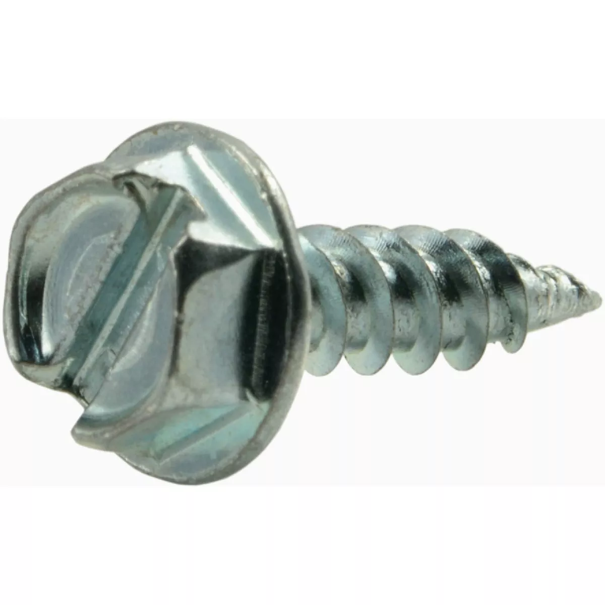 Midwest Fastener #6 x 1/2 In. Zinc Plated Steel Hex Washer Head Speed ...
