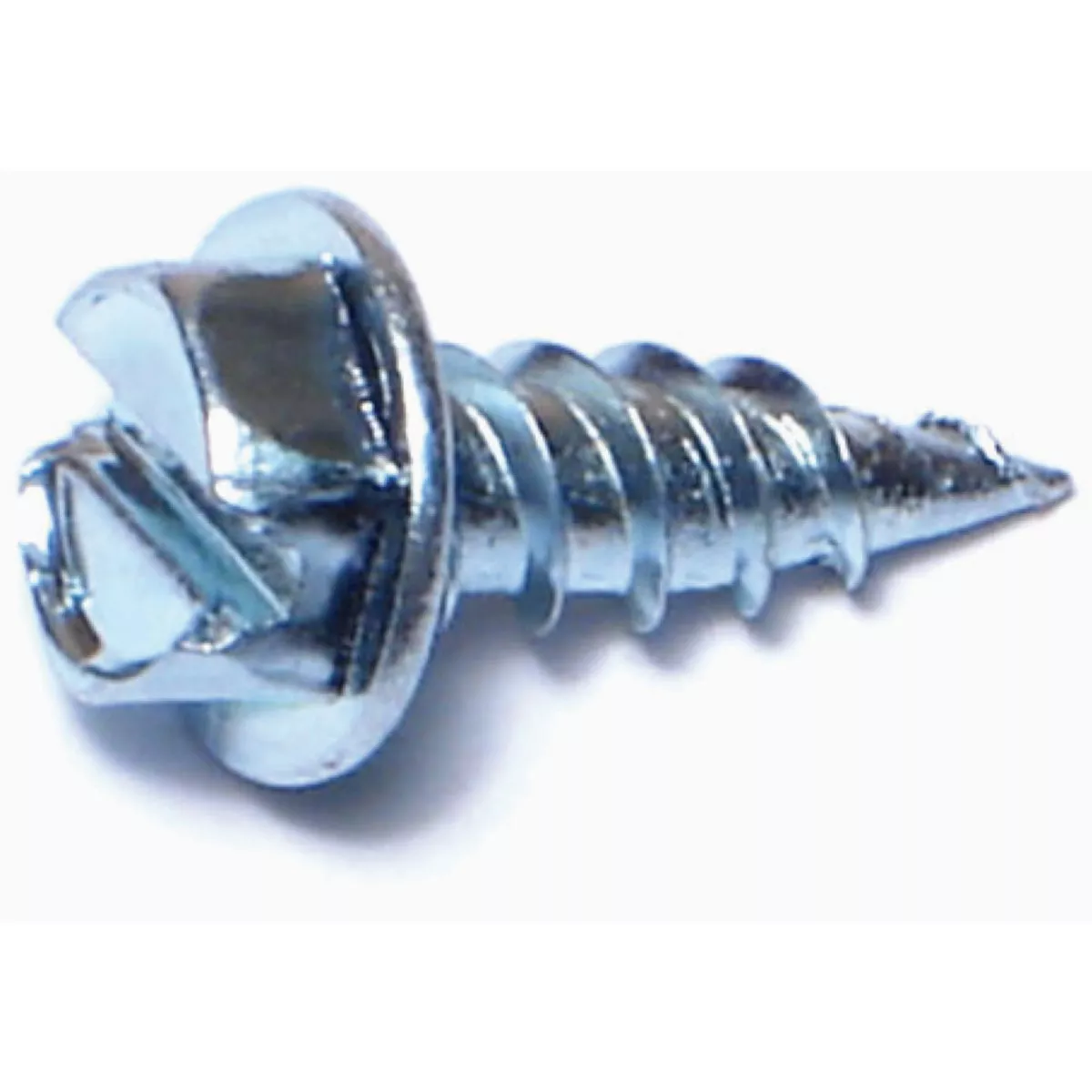 Midwest Fastener #8 x 1/2 In. Zinc Plated Steel Hex Washer Head Speed Point Sheet Metal Screws (330 Ct.) - photo 2