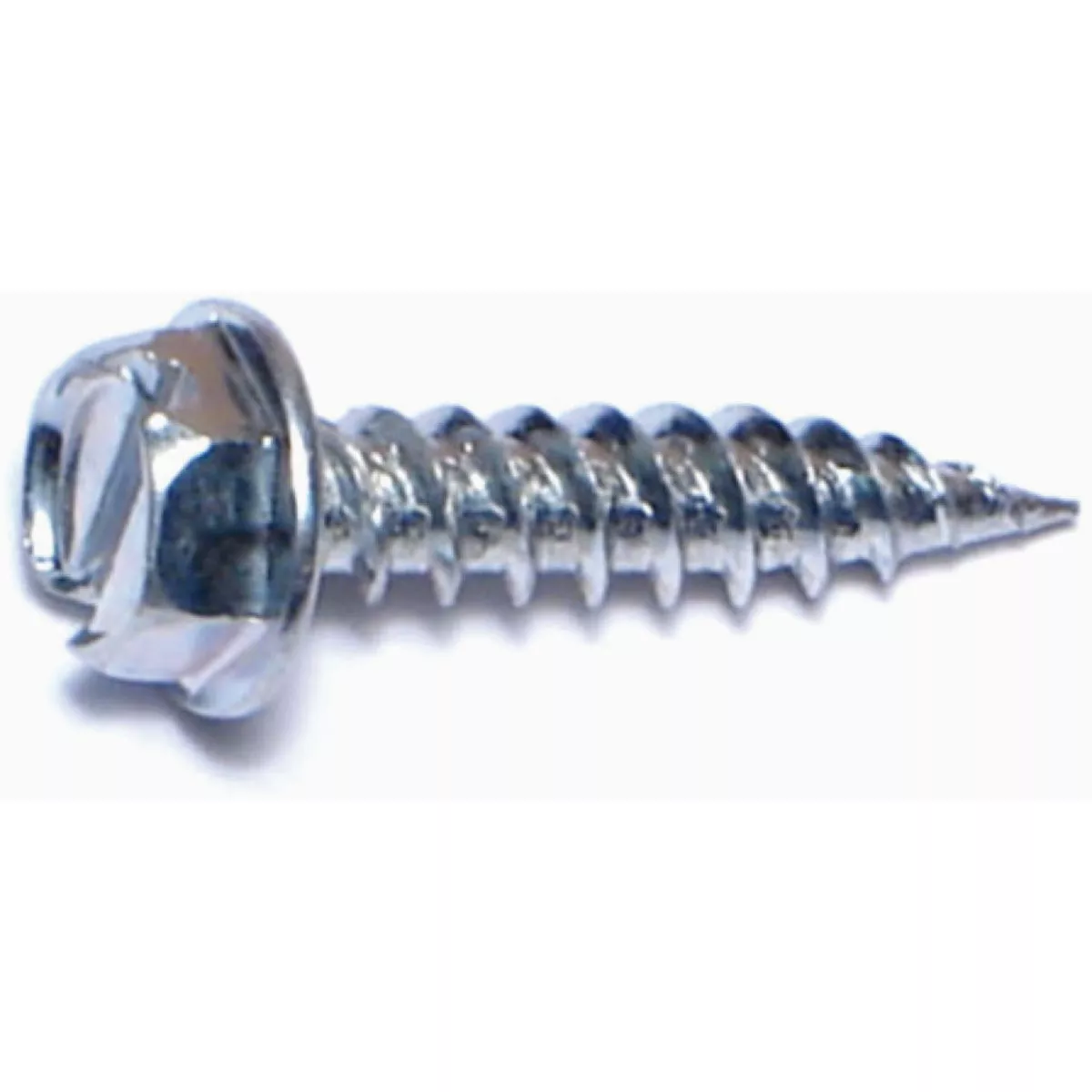 Midwest Fastener #8 x 3/4 In. Zinc Plated Steel Hex Washer Head Speed Point Sheet Metal Screws