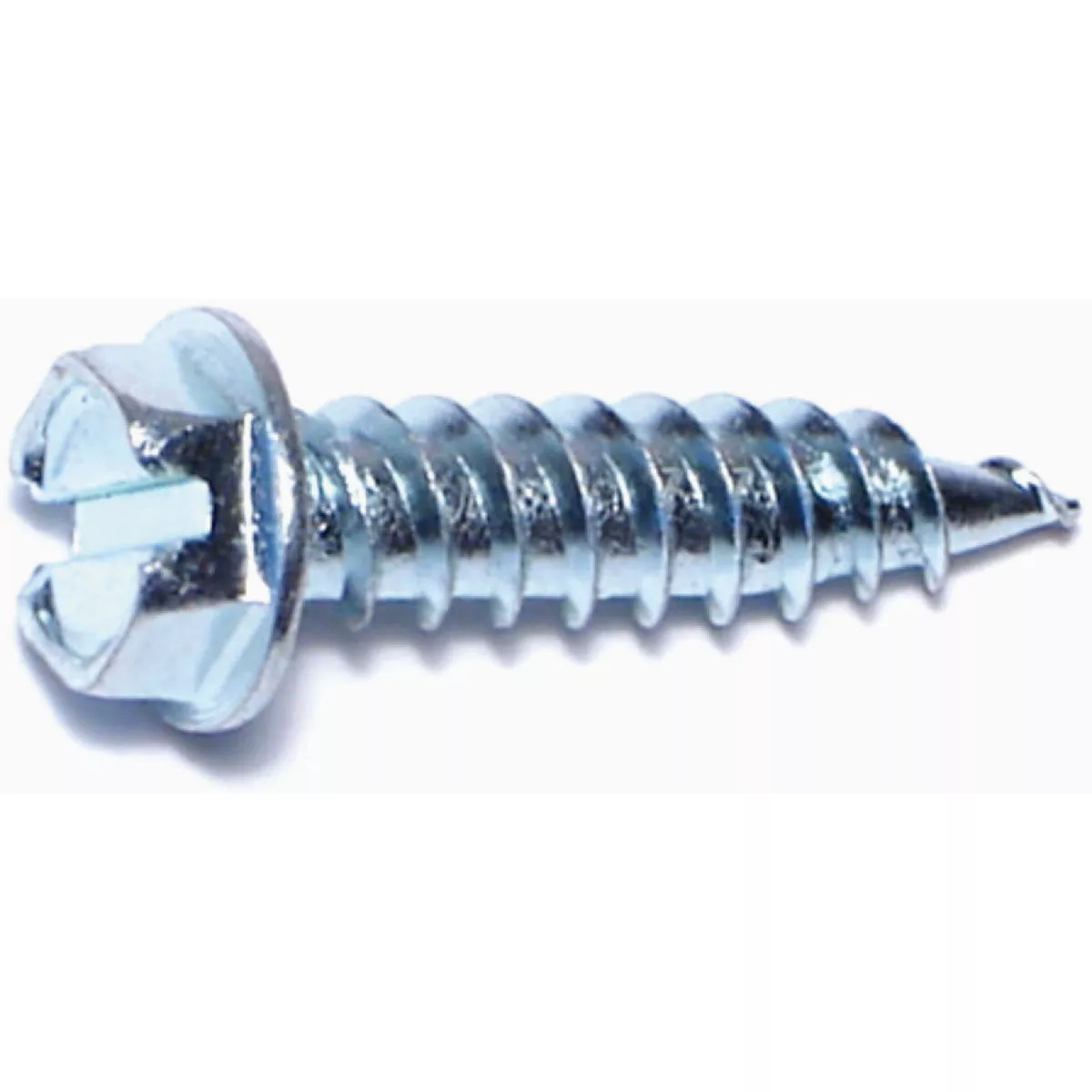 Midwest Fastener #10 x 3/4 In. Zinc Plated Steel Hex Washer Head Speed Point Sheet Metal Screws - photo 2