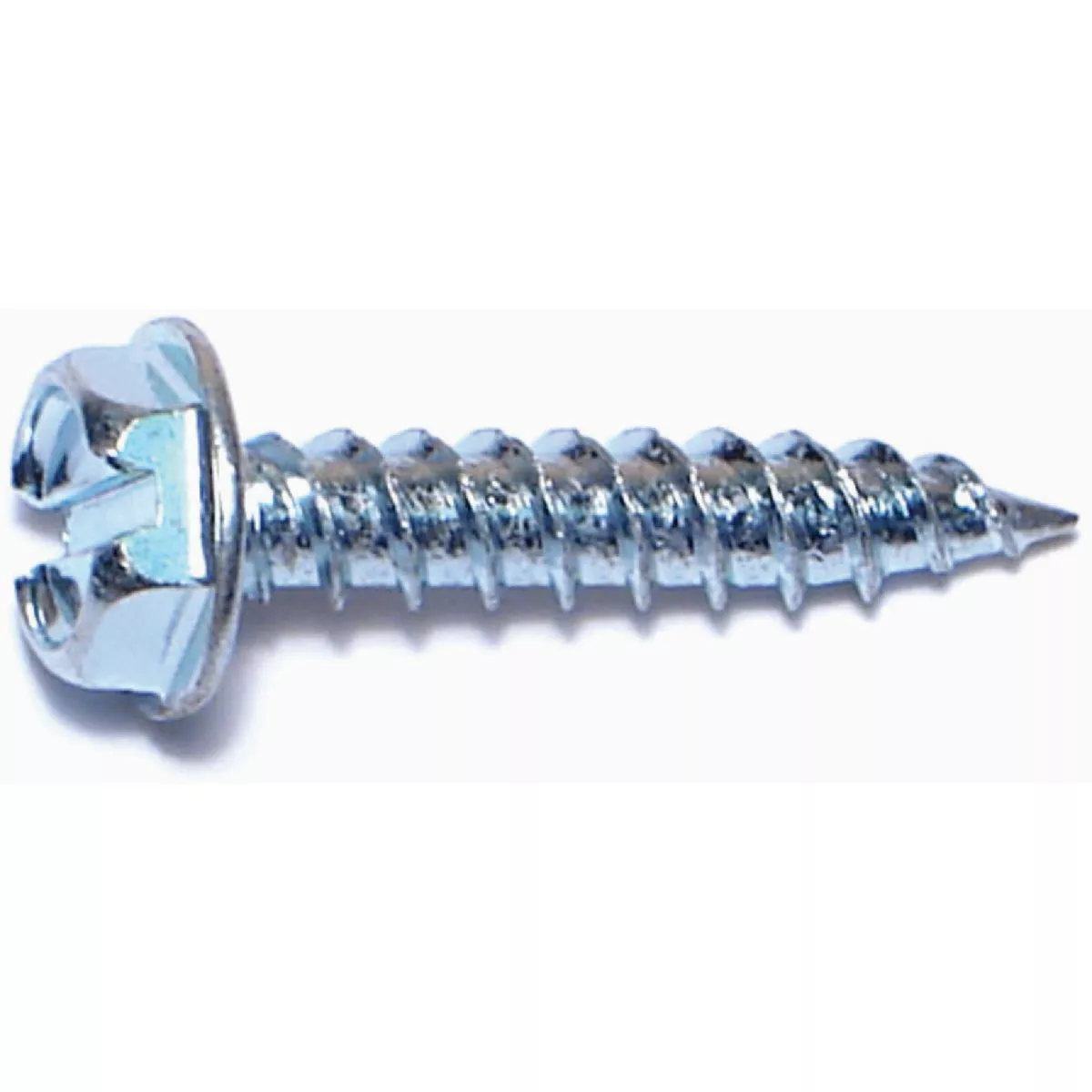 Midwest Fastener #10 x 1 In. Zinc Plated Steel Hex Washer Head Speed Point Sheet Metal Screws (151 Ct.)