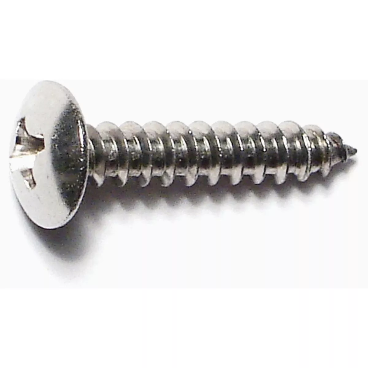 Midwest Fastener #6 x 3/4 In. 18-8 Stainless Steel Phillips Truss Head Sheet Metal Screws - photo 2