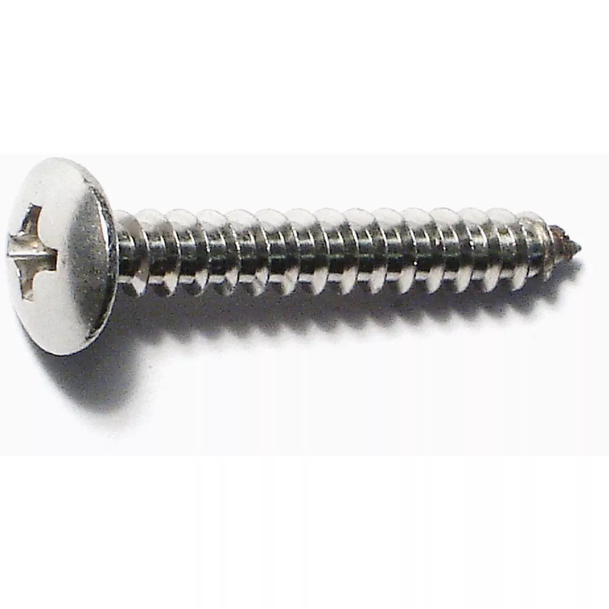 Midwest Fastener #6 x 1 In. 18-8 Stainless Steel Phillips Truss Head Sheet Metal Screws (100 Ct.)-