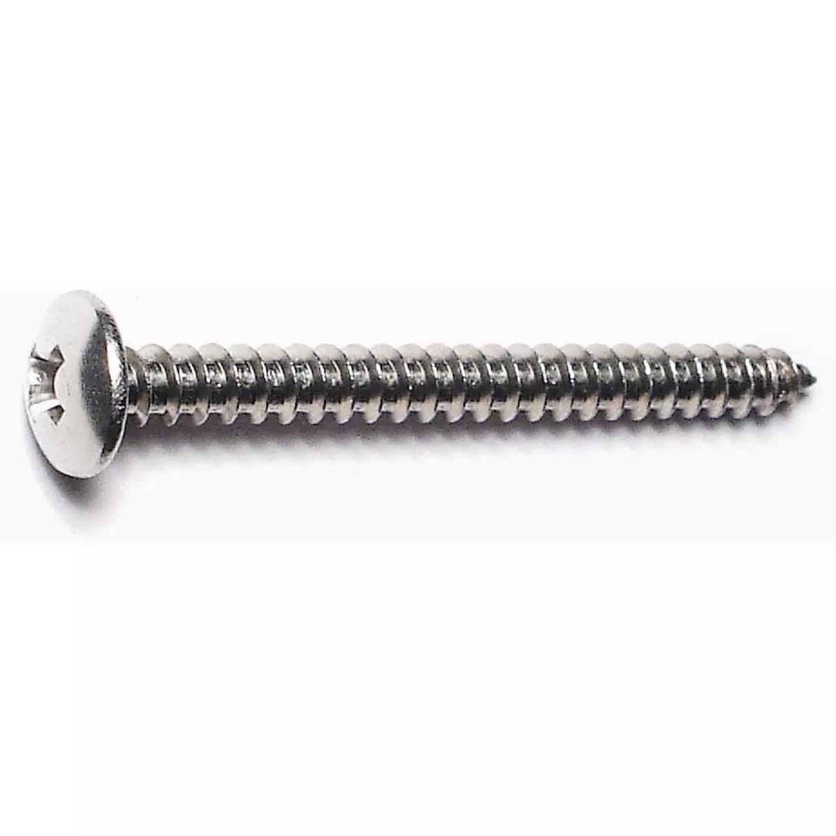 Midwest Fastener #6 x 1-1/2 In. 18-8 Stainless Steel Phillips Truss Head Sheet Metal Screws (100 Ct.)