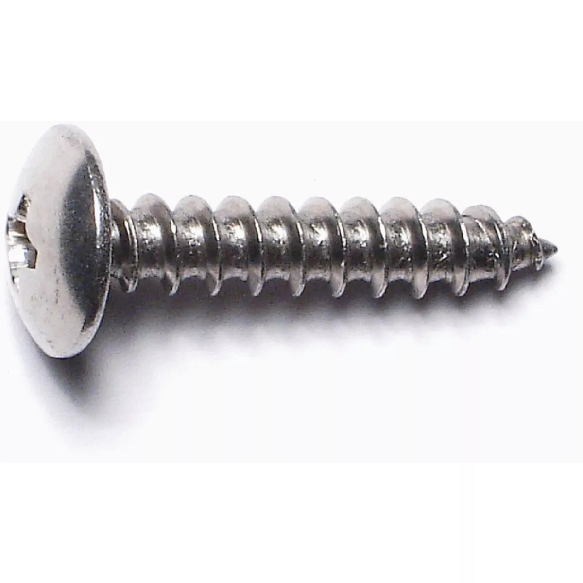 Midwest Fastener #10 x 1 In. 18-8 Stainless Steel Phillips Truss Head Sheet Metal Screws