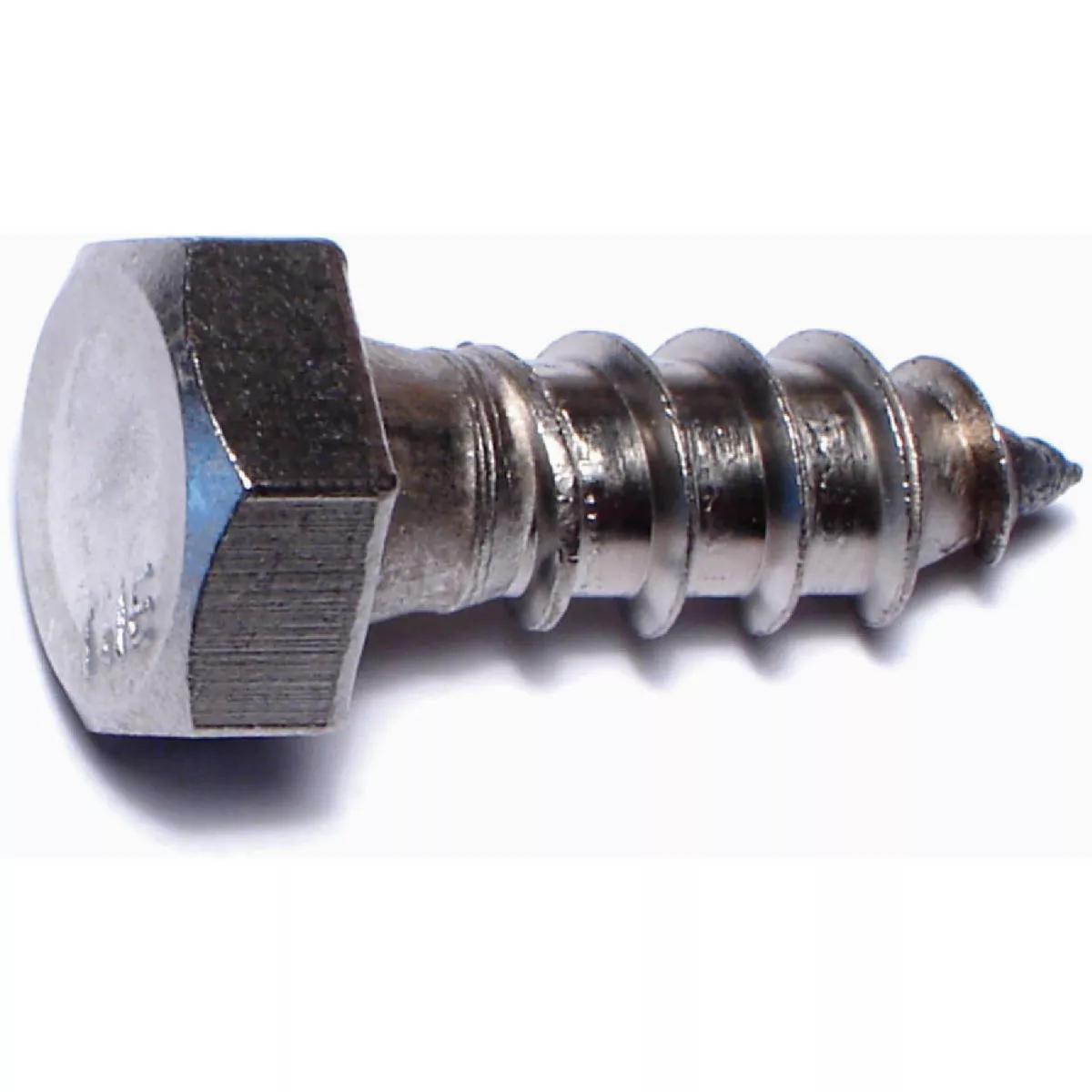 Midwest Fastener 3/8 In. x 1 In. 18-8 Stainless Steel Hex Head Lag Screws (50 Ct.)-