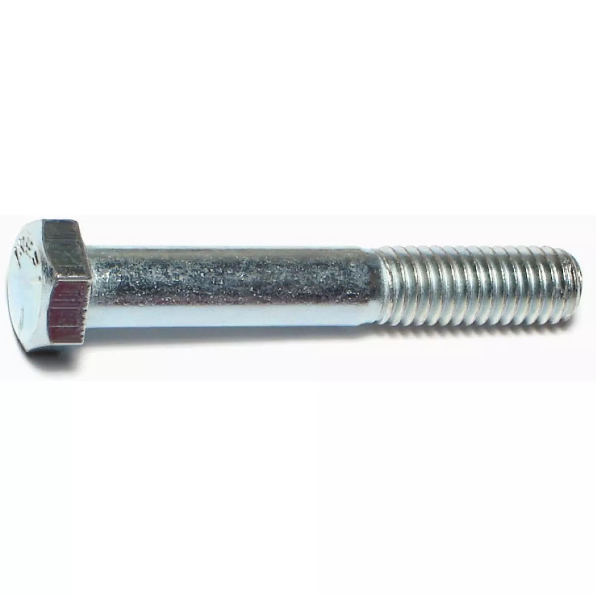 Midwest Fastener 3/8 In.-16 x 2-1/2 In. Zinc Plated Grade 5 Steel Coarse Thread Hex Cap Screws - photo 2