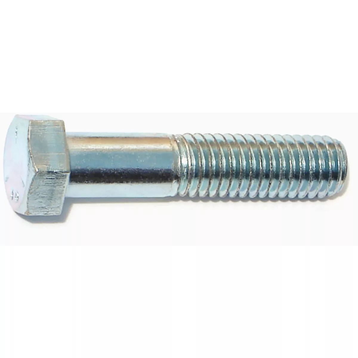 Midwest Fastener 7/16 In.-14 x 2 In. Zinc Plated Grade 5 Steel Coarse Thread Hex Cap Screws