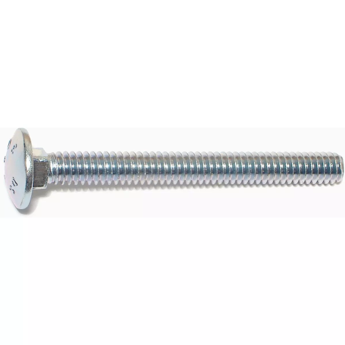 Midwest Fastener 1/4 In.-20 x 2-1/2 In. Zinc Plated Grade 2 / A307 Steel Coarse Thread Carriage Bolt
