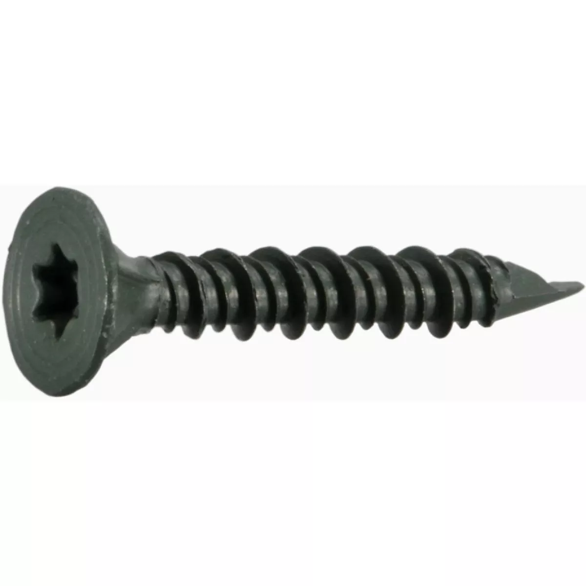 Midwest Fastener #9 x 1-1/4 In. Green XL1500 Coated Steel Star Drive Bugle Head Self-Piercing Point Saberdrive Cement Board Screws