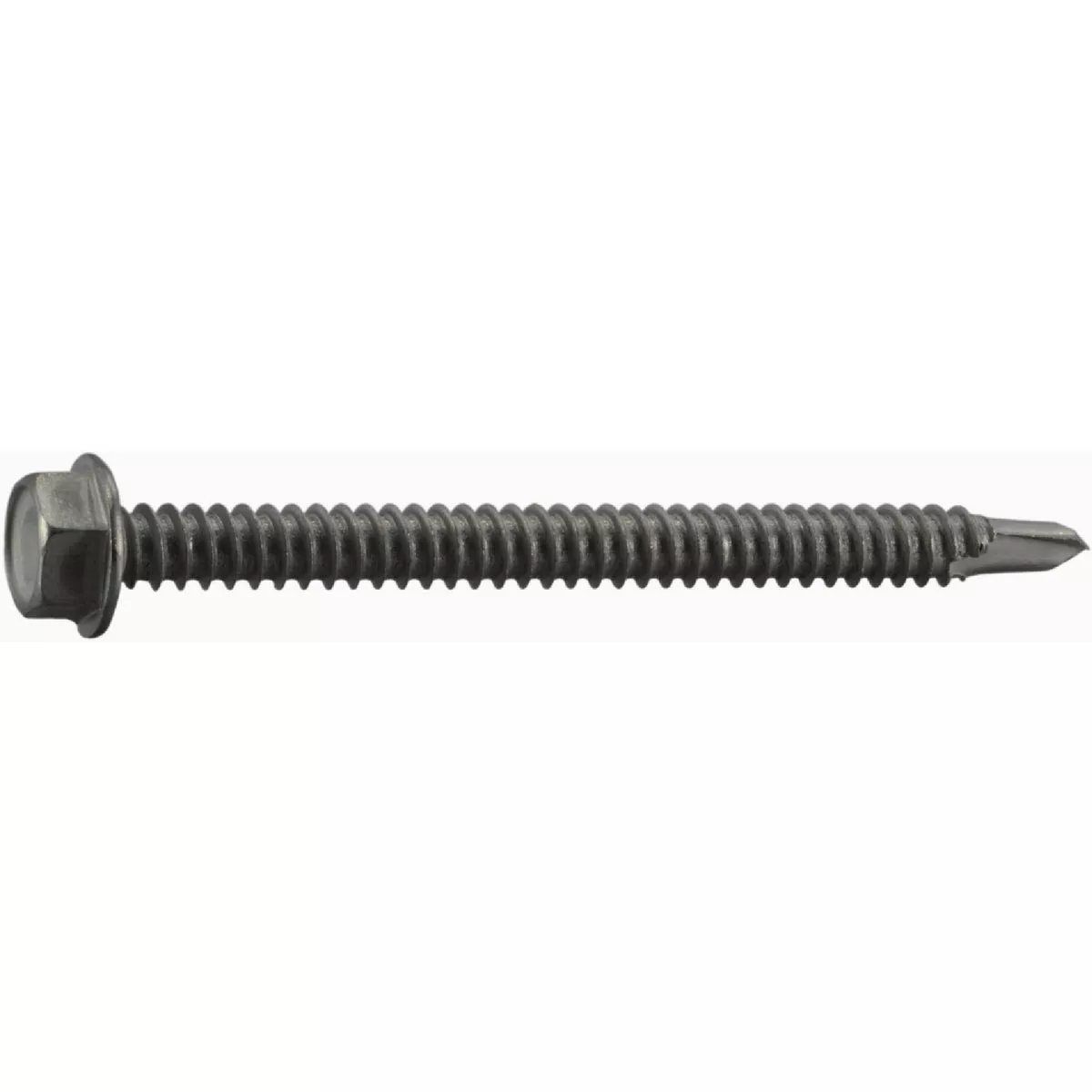 Midwest Fastener #14-13 x 3 In. 410 Stainless Steel Hex Washer Head Self-Drilling Screws (25 Ct.)