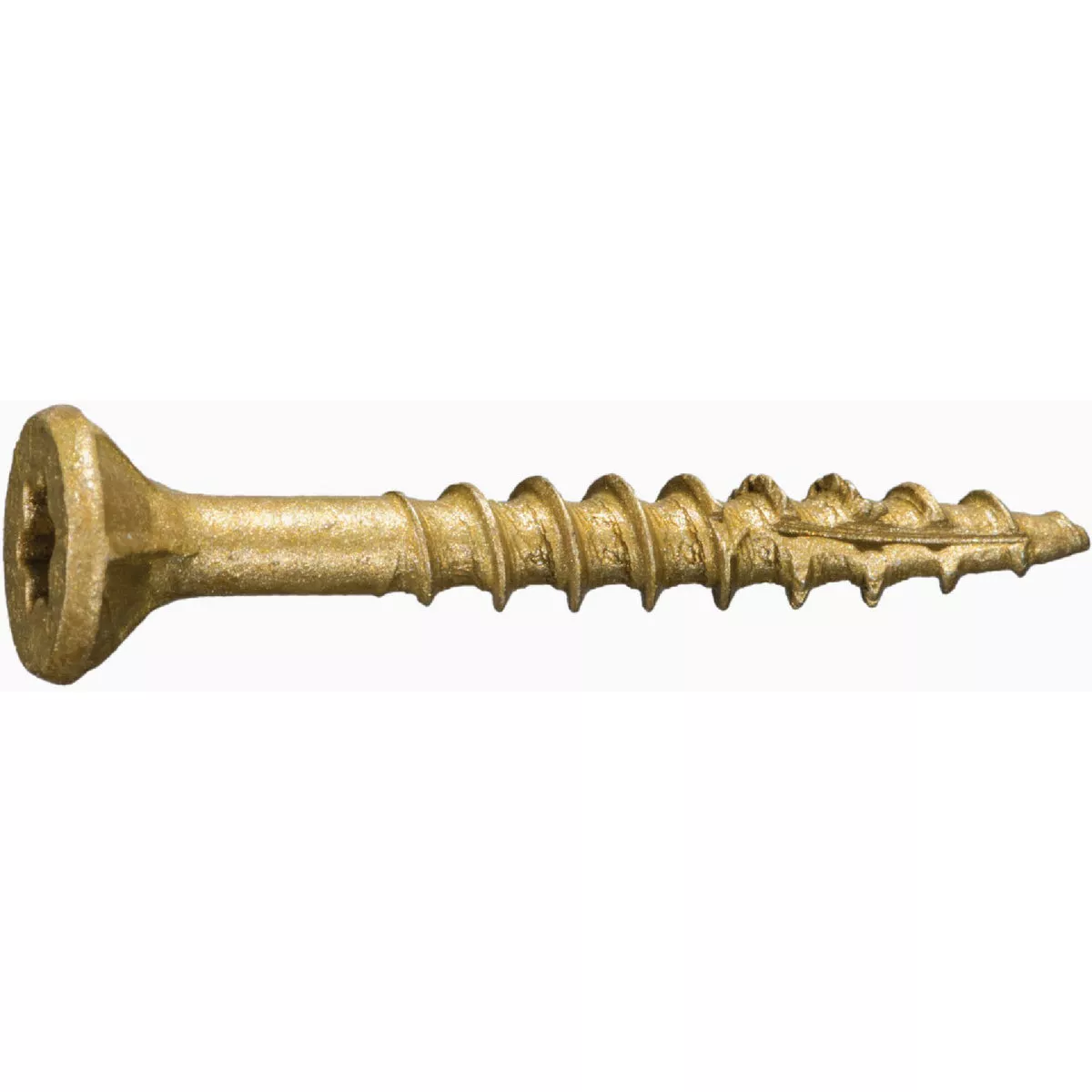 Midwest Fastener #9 x 1-1/2 In. Tan XL1500 Coated Steel Star Drive Bugle Head Deck Screws